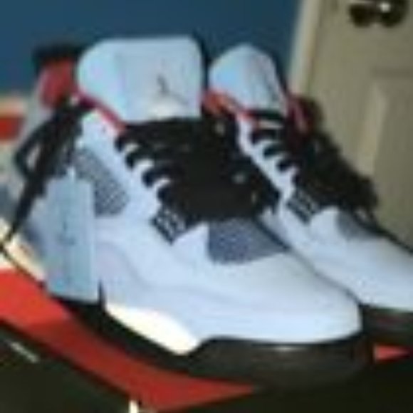 travis scott 4s blue